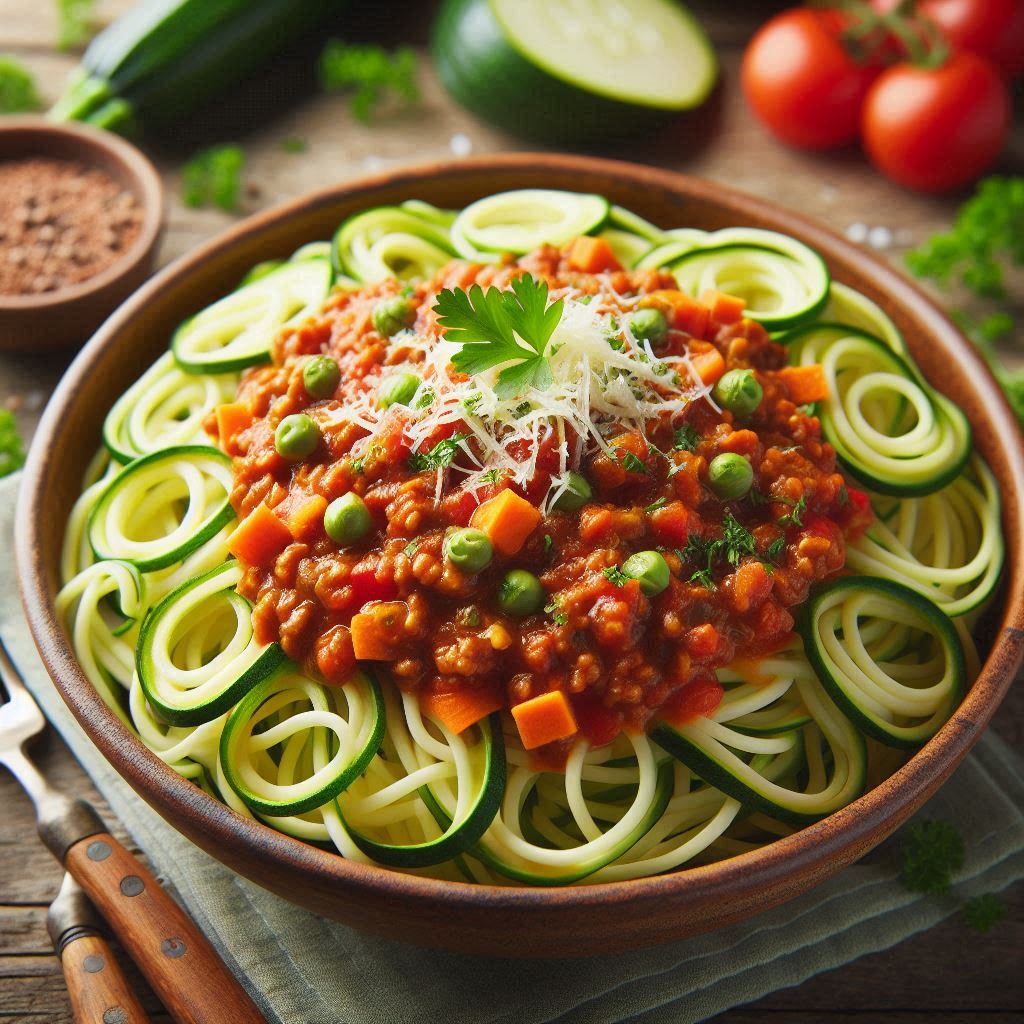 Vegetable spaghetti Bolognese 6 Vegetable spaghetti Bolognese