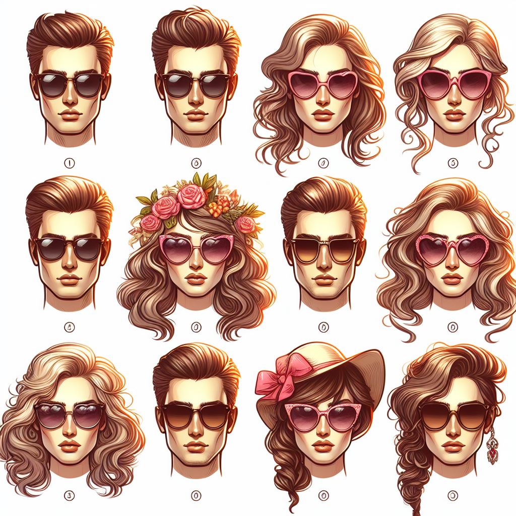 How to Find the Perfect Sunglasses for Your Hair & Face Shape