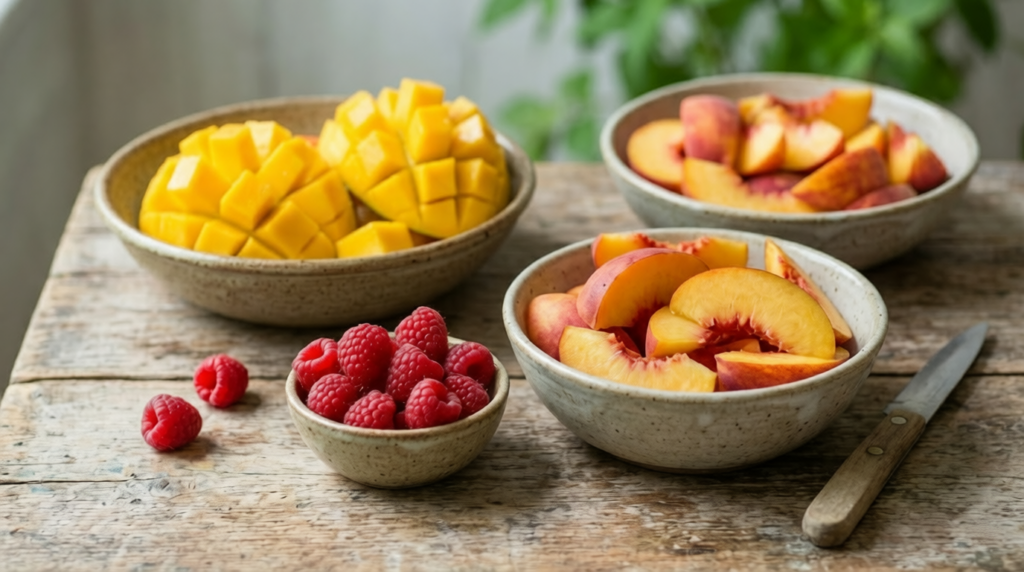 The Ultimate Refreshing Chili and Summer Fruit Sorbet