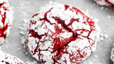 Red Velvet Crinkle Cookies 2 Red Velvet Crinkle Cookies