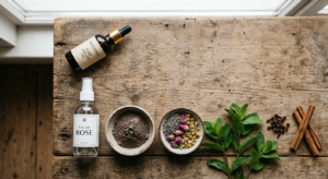 Natural Ingredients Flat Lay